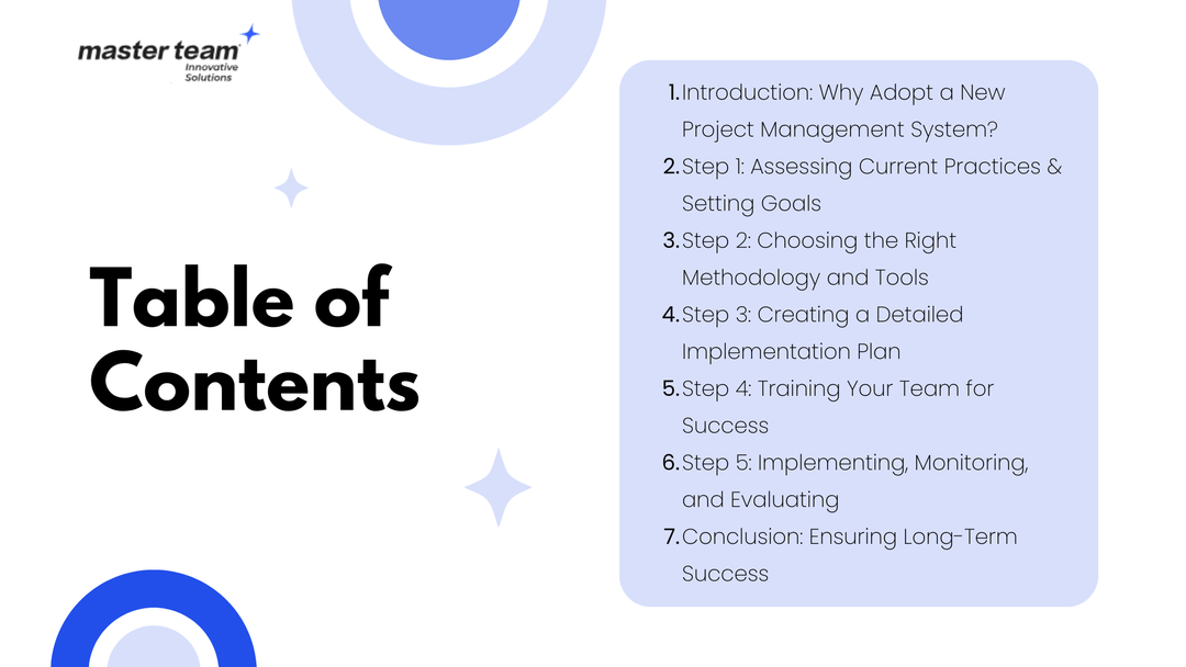 Effective Steps for Adopting a New Project Management System in Your Company