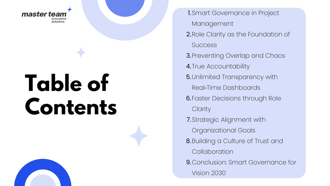 Smart Governance in Project Management: Why Role Clarity Matters More Than Ever